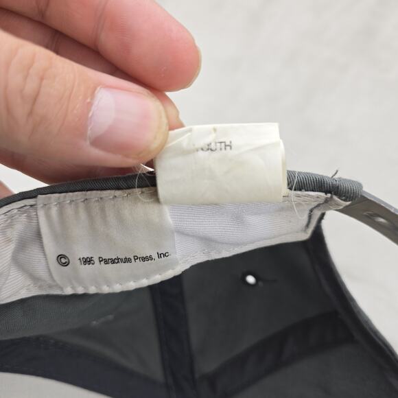 Vintage Goosebumps Youth Snapback Hat Gray Green Spooky Eyes 1996 90s Annco - Picture 11 of 11